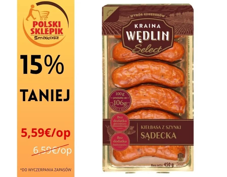 Kiełbasa z szynki Biedronka - poznaj smaki i wartości odżywcze